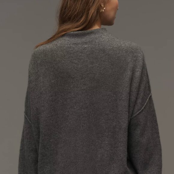 The Alani Cashmere Mock-Neck Sweater by Pilcro - Picture 2 of 7